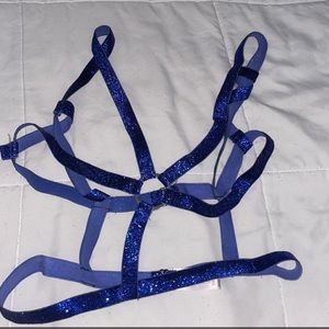 Blue harness